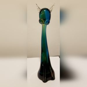 1960s Murano Glass Cat Figurine